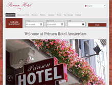 Tablet Screenshot of prinsenhotel.nl